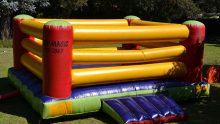 Hire Closed Boxing Ring Jumping Castle