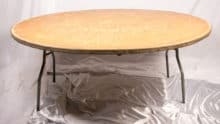 Hire Round Wooden Table